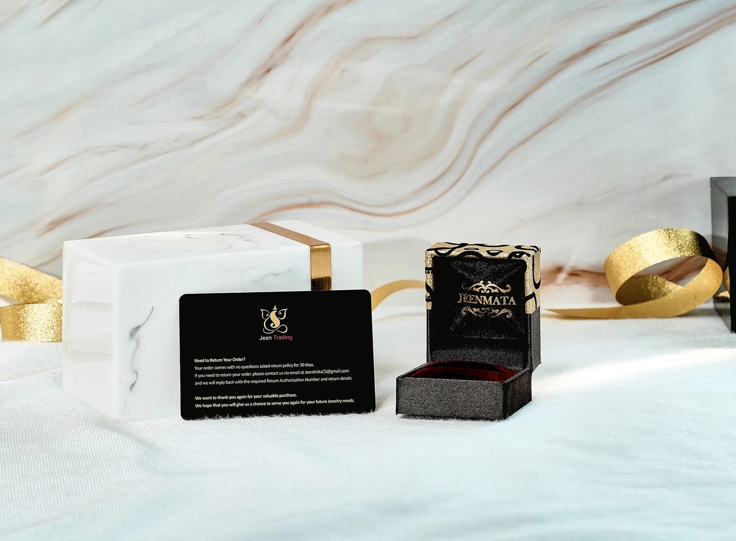 1.75 Carat Teardrop Vintage Simulated Ruby Trio Set in 18K Black Gold over Silver