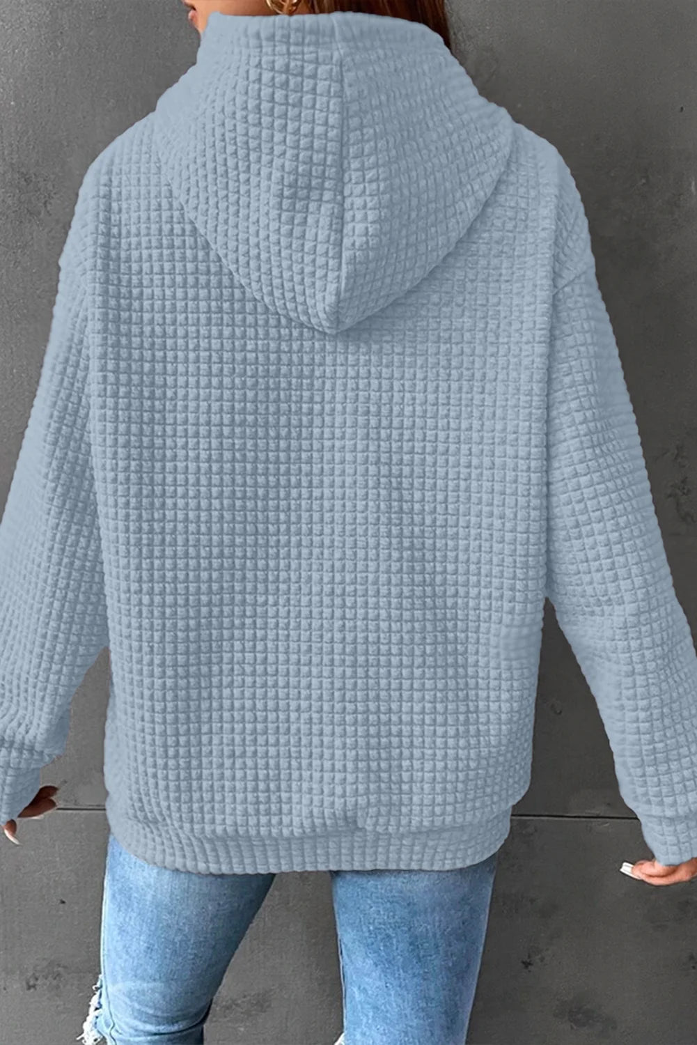 Womens Hoodie Oversized Sweatshirts for Women Loose Fit Casual Long Sleeve Hooded Sweatshirt Hoodie with Pocket Blue XL