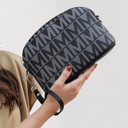 by Mia K. Marimar Women'S Tote Bag with Pouch and Wristlet, Signature 4 Piece Set - Chocolate Brown