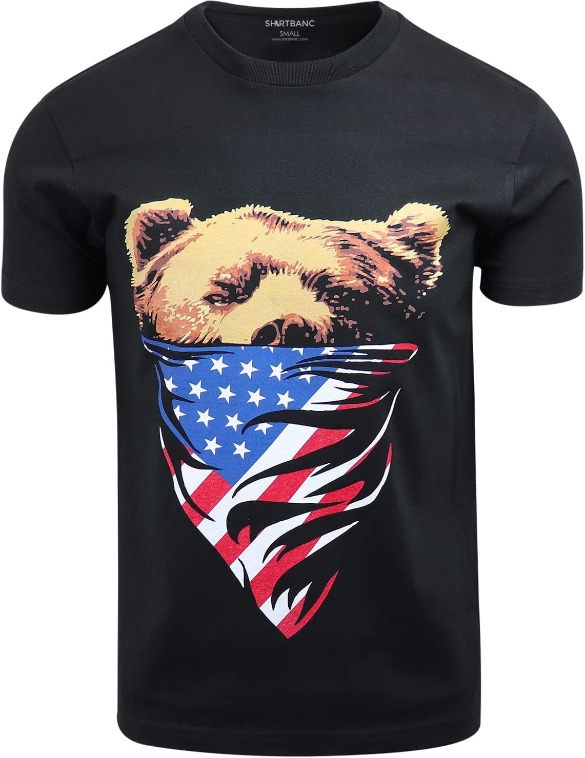 California Camouflage Bandana Bear Mens T Shirt Cali Love Tee